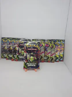 Pokemon TCG Perfect Order Booster Packs Lot Of 10 - Image 1