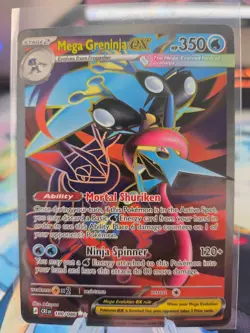 Mega Greninja ex 100/086 Ultra Rare Chaos Rising Pokemon Holo - Image 1