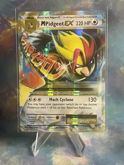 Pokemon XY TCG Evolutions Holo Rare M Pidgeot EX 65/108 Near Mint Condition - Image 1