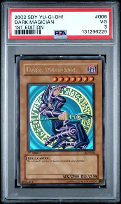 Dark Magician SDY-006 Starter Deck: Yugi 1st Edition PSA 3 - Image 1