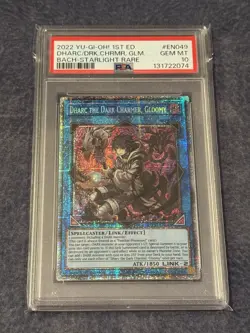 Dharc the Dark Charmer, Gloomy Yu-Gi-Oh! Starlight Rare BACH-EN049 PSA 10 - Image 1