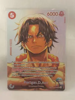 One Piece TCG Portgas.D.Ace ST15-005 SR SP - Image 1