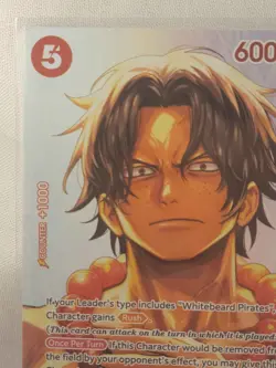 One Piece TCG Portgas.D.Ace ST15-005 SR SP - Image 2