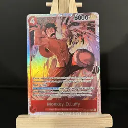 One Piece CCG Impel Down Monkey D. Luffy OP16-015 SR Rare Alt Art Foil Eng - Image 1