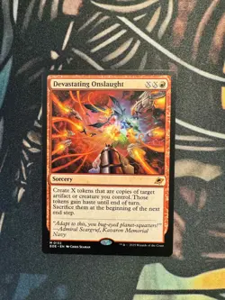 Devastating Onslaught Edge of Eternities Mythic Rare - Image 1