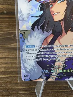 English - Ms. All Sunday SP - OP14-084 - One Piece OP-16 - TIME OF BATTLE - Image 4