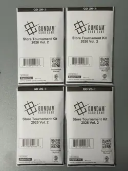(4) x Gundam Card Game Store Tournament Kit 2026 Vol 2 SEALED - Image 1