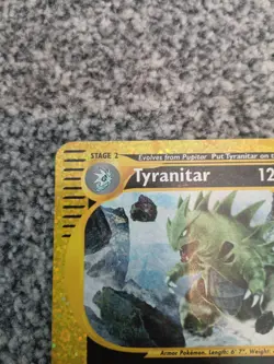 TYRANITAR 3/12 POKEMON EXPEDITION OVERSIZED HOLO PROMO BOX TOPPER CARD 2002 - Image 3