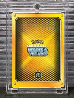 Moon Knight Pokemon Pikachu Heroes & Villains Peru RED Foil Rare Chase Card #E6 - Image 3