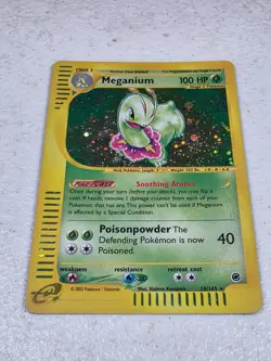 Meganium - EX: Expedition (18/165) e-Reader Holo Rare Pokemon Card MP - Image 3
