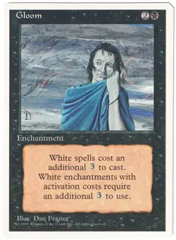 Magic: The Gathering (MTG 4th Edition) 1995 - Gloom - Image 1