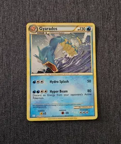 Pokemon 2023 Classic Collection Gyarados (Holo) 007/034 CLB Blastoise Deck Card - Image 1