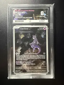 Pokemon TCG Mewtwo SVP 052 2023 Black Star Promo Card ACE 8 - Image 1
