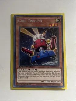 Card Trooper Secret Rare SGX4-ENA03 Speed Duel GX: Midterm Destruction 1st Ed. - Image 1