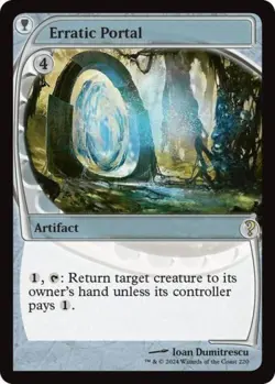 Erratic Portal (Future Sight) -Foil Light Play MTG Mystery Booster 2 - Image 1