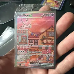 Pokemon TCG Mew EX SVP Blackstar 151 Promo Card 053 Scarlet & Violet Sealed - Image 5