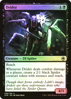 MTG - Drider - Foil - AFR - Magic the Gathering - Image 1
