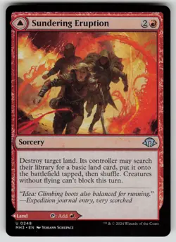 Sundering Eruption Uncommon Modern Horizons 3 248 MTG Near Mint 2024 - Image 1