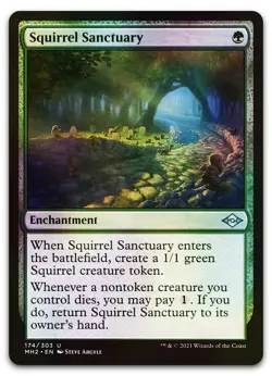 Squirrel Sanctuary #174 (Foil) (NM) Modern Horizons 2 MH2 Magic MTG - Image 1