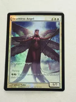 MTG FOIL Deathless Angel Game Day Promo Magic the Gathering - Image 1