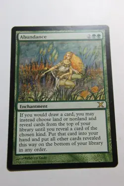MTG Abundance x1- -Tenth Edition-Lightly Played - Image 1