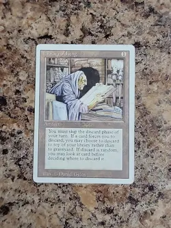 Library of Leng Revised Edition Regular- Magic The Gathering - MTG- Played - Image 1
