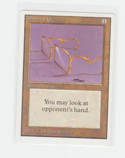 Magic the Gathering ~ MTG ~ 1x Glasses of Urza ~ UNLIMITED ~ M/NM ~ - Image 1