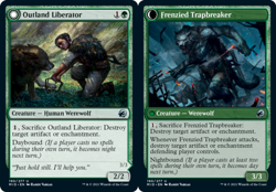 x1 Outland Liberator // Frenzied Trapbreaker - Innistrad: Midnight Hunt - NM - M - Image 1