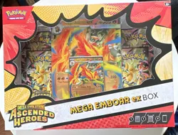 Pokemon TCG Mega Evolution Ascended Heroes Emboar ex Box - Image 1