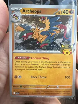 SEALED Archeops Promo From Pokemon Fossil Museum Chicago - 051/086 - Image 1