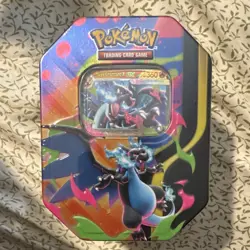 Pokemon Mega Charizard X Scarlet & Violet Special Edition Tin 2026 TCG SEALED - Image 1