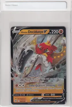 Pokemon Hisuian Decidueye V 083/189 Astral Radiance Holo Rare (EX/NM) CC20 - Image 1