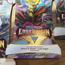 Pokemon Lost Origin Sleeved Booster Pack Art Set - 3 Packs NEW SEALED - Image 3