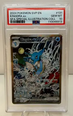 PSA 10 KINGDRA EX SPECIAL ILLUSTRATION 131 2024 POKEMON SVP EN PROMO - Image 1