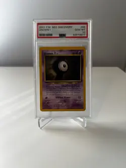 PSA 10 2001 Pokemon Neo Discovery Unown I 68/75 Regular English WOTC - Image 1