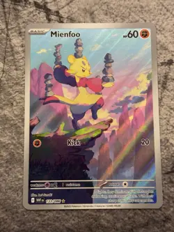 Mienfoo 133/086 - Illustration Rare - White Flare - Pokemon TCG - NM - Image 1
