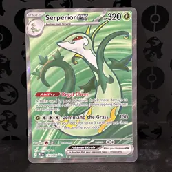 Pokemon Serperior ex Ultra Rare SV: Black Bolt 156/086 NM - Image 2