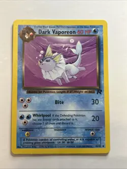 Pokemon TCG Dark Vaporeon 45/82 Team Rocket Regular - Image 1