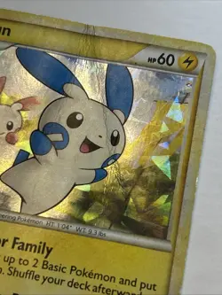 Pokemon TCG Minun Black Star PROMO HGSS17 Holo - Image 2