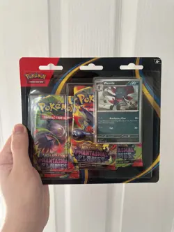 Pokemon TCG Mega Evolution Phantasmal Flames Triple Blister Pack [New & Sealed] - Image 1