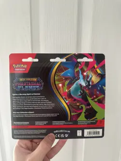 Pokemon TCG Mega Evolution Phantasmal Flames Triple Blister Pack [New & Sealed] - Image 2