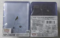 2 boxes of Pokemon Gold Pikachu Toploaders + Penny Sleeves 25 Pack Ultra PRO - Image 1