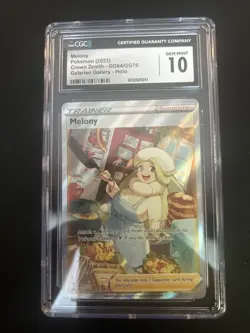 CGC Gem Mint 10 Pokemon TCG Melony Crown Zenith: Galarian Gallery GG64/GG70 - Image 1