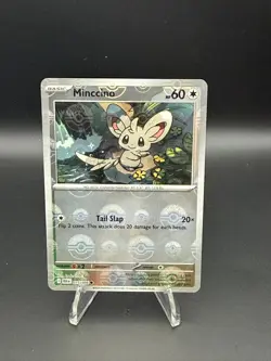 Minccino (Poke Ball Pattern) 075/086 Holo Common Black Bolt Pokemon Near Mint - Image 1