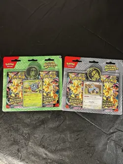 Pokemon Ascended Heroes 2-Pack Blisters Set of 2 Factory Sealed 4pks - Image 1