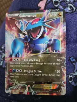 Pokemon TCG Salamence EX XY170 XY Promo Holo Basic Dragon 180 NM - Image 1