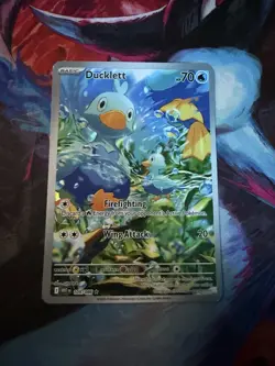 Ducklett 109/086 | IR White Flare | NM English Pokemon TCG - Image 1