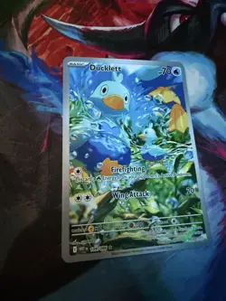 Ducklett 109/086 | IR White Flare | NM English Pokemon TCG - Image 3