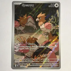 The Pokemon Company Spearow 151/132 ME01 Mega Evolution IR Holo Full Art EN NM - Image 1