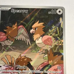 The Pokemon Company Spearow 151/132 ME01 Mega Evolution IR Holo Full Art EN NM - Image 3